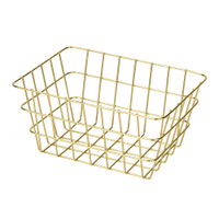WENKO Viana Badkorb 24369100,  Farbe: gold