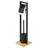 WENKO WC-Bürstenhalter Bambusa,  inkl. Toilettenbürste 24751100,  1 Bürstenhalter,  Maße (B x H x T): 18 x 72, 5 x 18 cm