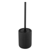 WENKO WC-Garnitur Belluno,  aus Keramik 24805100,  1 Garnitur,  Farbe: schwarz