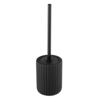 WENKO WC-Garnitur Belluno,  aus Keramik 24805100,  1 Garnitur,  Farbe: schwarz