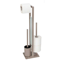 WENKO WC-Garnitur Rivalta,  3-in-1 25553100,  1 Garnitur,  Farbe: taupe