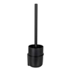 WENKO WC-Garnitur Turbo-Loc Carpino,  mit Wandbefestigung 25348100,  1 Garnitur,  Farbe: schwarz