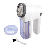 WENKO Wollrasierer Jumbo 4814110100,  Maße: 8 x 16 x 5, 5 cm,  Farbe: weiß,  Scherkopf: silber glänzend