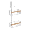 WENKO Zerbo 2 Etagen Badregal 24406100,  Maße (B x H x T): 20 x 55, 5 x 25, 5 cm
