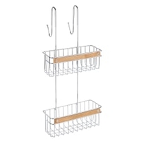 WENKO Zerbo 2 Etagen Badregal 24406100,  Maße (B x H x T): 20 x 55, 5 x 25, 5 cm