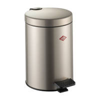 Wesco 104 Kosmetik Abfallsammler,  mit Metalleinsatz,  5 Liter 104062-03,  Farbe: neusilber