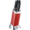 Wesco Classic Line Messerblock,  inkl. Messerset 322711-02,  Farbe: rot