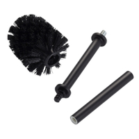 Wesco Toilettenbürste Ersatzteil,  3tlg. 315100-62,  1 Set,  mit schwarzem Griff