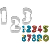WESTMARK 0-9 Zahlen-Ausstechformen,  2, 5 cm 35382280,  1 Set = 10 Stück