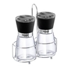 WESTMARK Blacky Menage mit 2 Gewürzmühlen,  3-teilig 63572260,  1 Set = 2 Mühlen inkl. Ständer