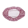 WESTMARK Brotkörbchen Bezug oval,  klein,  14 x 27, 5 cm 3203226K,  Farbe: weiß/rot kariert