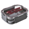 WESTMARK Comfort Lunch Box,  1, 74 Liter,  inkl. Besteck 2360227A,  Farbe: anthrazit