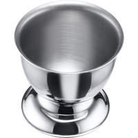 WESTMARK Eierbecher mit Fuß,  Edelstahl 20742260,  1 Packung = 4 Becher