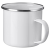 WESTMARK Emaille Tasse,  350 ml 2106226W,  1 Tasse,  Farbe: Weiß