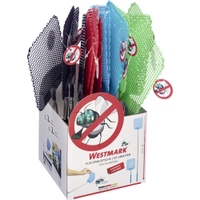 WESTMARK Fliegenklatschen Display Fly Hunter,  farbig sortiert 50802670,  1 Packung = 16 Fliegenklatschen