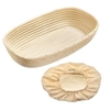 WESTMARK Gärkörbchen Set oval,  Bezug waschbar bei 30° C 3234227B,  1 Set = Gärkörbchen inkl. Bezug