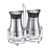 WESTMARK Lissabon Menage Salz und Pfeffer,  3-teilig 63332260,  1 Set = 2 Streuer inkl. Ständer