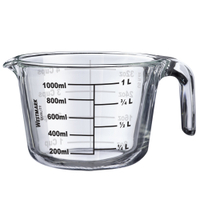 WESTMARK Messbecher Glas,  hitzebeständig bis 280° C 30632260,  1 Messbecher,  Fassungsvermögen: 1 Liter