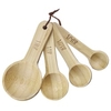 WESTMARK Messlöffel Woody,  4-teiliges Set 30562270,  1 Set = 4 Messlöffel