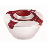 WESTMARK Praktika Salatbutler,  6, 5 Liter 2422227R,  Farbe: rot/weiß