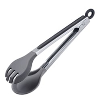 WESTMARK Round Silicone Servierzange,  hitzebeständig bis 200° C 16192270,  1 Zange,  Mini: 25, 5 cm