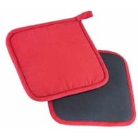 WESTMARK Topflappen 15622270,  1 Set = 2 Stück,  Farbe: rot/schwarz