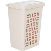 Wäschebox,  60 Liter 10337065,  Farbe: creme