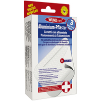 WUNDmed Wundversorgung Aluminium-Pflaster 03-005,  1 Packung = 3 Stück,  75 x 75 mm