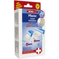 WUNDmed Wundversorgung Pflaster,  extrem wasserfest 03-009,  1 Packung = 20 Stück
