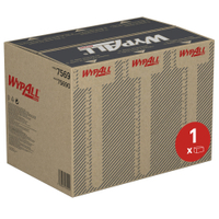 WypAll Forcemax Wischtücher,  1-lagig,  33, 5 x 34, 5 cm 7569,  1 Box = 480 Tücher