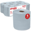 WYPALL L10 Extra Wischtücher 7493 Roll Control 7493,  1 Paket = 6 Rollen à 525 Blatt