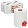 WypAll L10 Papierreinigungstücher,  1-lagig,  weiß 6222,  1 Paket = 6 Rollen à 430 Tücher = 2580 Tücher
