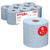 WypAll L20 Wischtücher,  2-lagig,  blau 7260,  1 Paket = 6 Rollen à 550 Tücher = 3300 Tücher