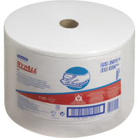 WypAll X50 Reinigungstücher,  1-lagig,  weiß 8356,  1 Karton = 1 Rolle à 1100 Tücher