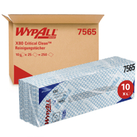 WYPALL* X80 Wischtücher - Interfold 7565,  1 Karton = 10 Boxen á 25 Tücher