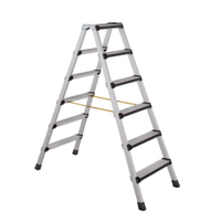 Zarges Comfortstep B Stufen-Stehleiter 2 x 6 Stufen,  Leiterlänge: 1, 65 m