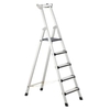 Zarges Comfortstep S Stufen-Stehleiter 4 Stufen einschl. Plattform,  Leiterlänge: 1, 79 m