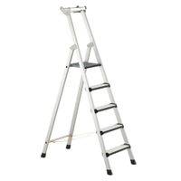 Zarges Comfortstep S Stufen-Stehleiter 4 Stufen einschl. Plattform,  Leiterlänge: 1, 79 m