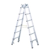 Zarges Coni B Sprossen-Stehleiter 2 x 8 Sprossen,  Leiterlänge: 2, 34 m