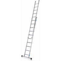 Zarges Everest 2DE Schiebeleiter 2 x 8 Spossen,  Leiterlänge ausgefahren: 3, 8 m