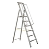 Zarges Meistertritt S Stufen-Stehleiter 12 Stufen einschl. Plattform,  Leiterlänge: 4, 28 m