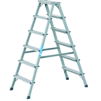 Zarges Scana B Stufen-Stehleiter 2 x 6 Stufen,  senkrechte Höhe: 130 cm