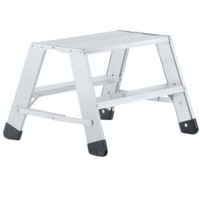 Zarges Seventec BP Leichtmetall-Arbeitspodest 2 x 2 Stufen einschl. Plattf,  Plattformhöhe: 0, 49