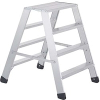 Zarges Seventec BP Leichtmetall-Arbeitspodest 2 x 4 Stufen einschl. Plattf,  Plattformhöhe: 0, 99 m