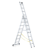 Zarges Skymaster Plus X Mehrzweckleiter 3 x 8 Sprossen,  Leiterlänge ausgefahren: 5, 80 m