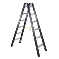 Zarges Z600 SL Breitsprossen-Stehleiter 2 x 4 Sprossen,  Leiterlänge 1, 22 m