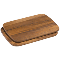 Zassenhaus Akazie Frühstücksbretter,  2 er-Set 055023,  Maße (L x B ): 28 x 20 cm