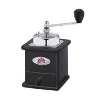 Zassenhaus Brasilia Kaffeemühle,  Buche 040166,  Maße (L x B x H): 12, 5 x 12 x 20 cm,  schwarz