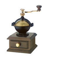 Zassenhaus La Paz Kaffeemühle,  Buche dunkel gebeizt 040128,  Maße (L x B x H): 14, 5 x 14, 5 x 23, 5 cm