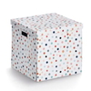 Zeller Aufbewahrungsbox Dots,  recycelter Karton 14476,  Maße (L x B x H): 33 x 33, 5 x 32 cm
